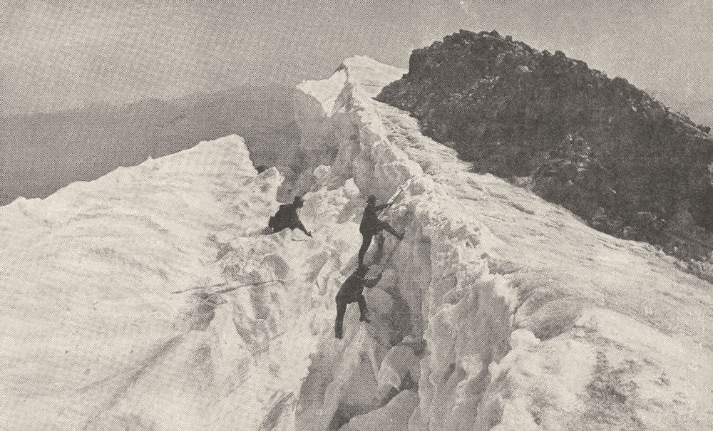 SAVOIE. Grandes- Rousses. Glacier de Saint- sorlin 1900 old antique print